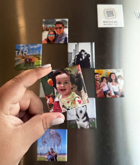 Square magnets - set of 6