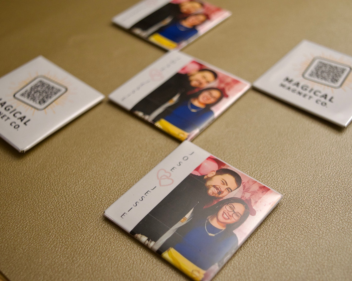 Square magnets - set of 6